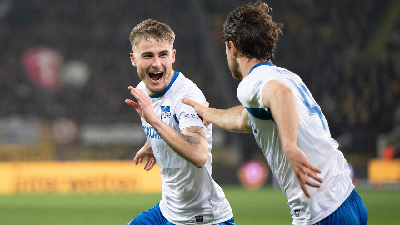 Hertha-Sieg in Dresden von Ausschreitungen überschattet