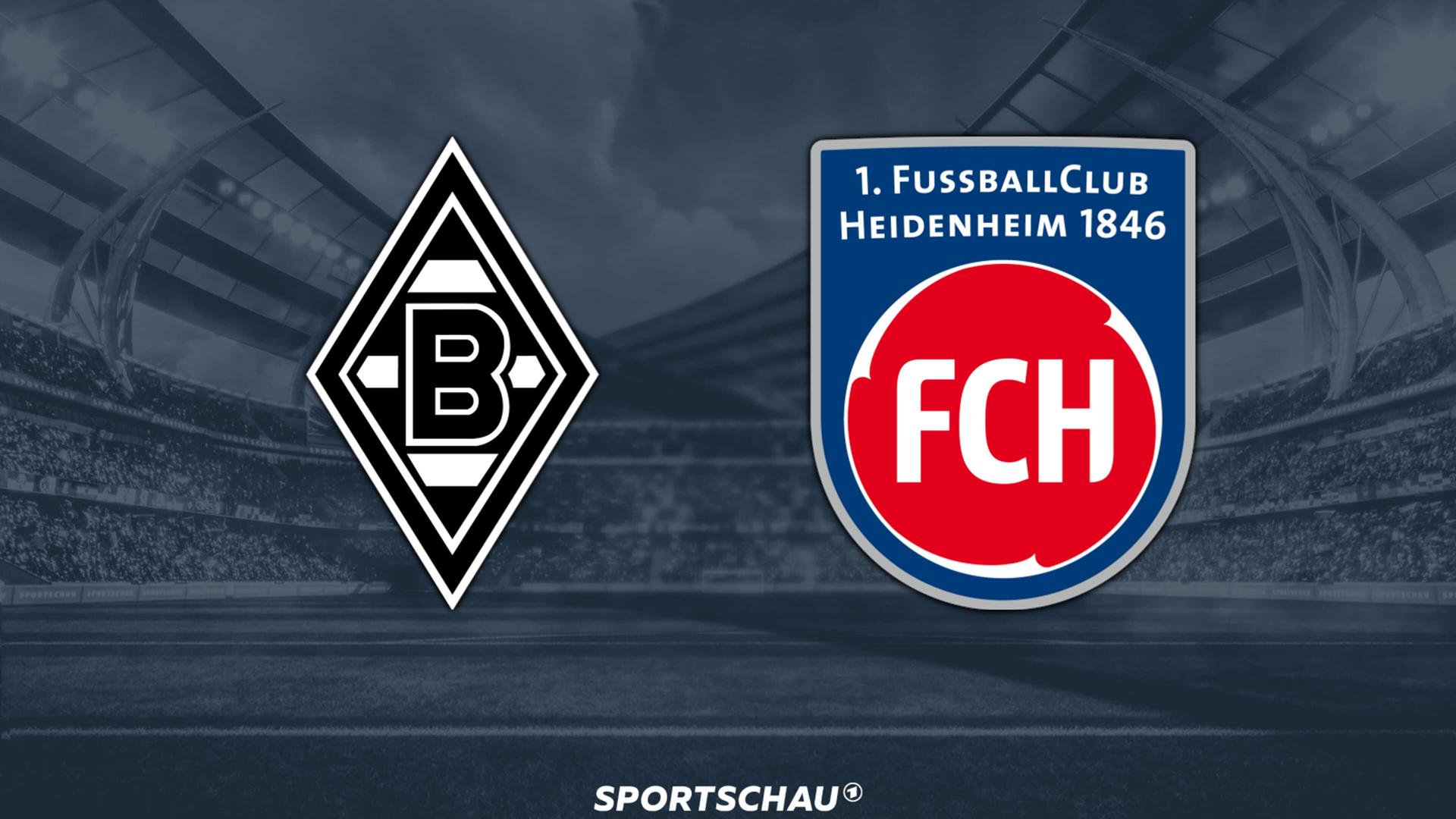 Логотип матча Боруссия Мёнхенгладбах против 1. ФК Хайденхайм 1846