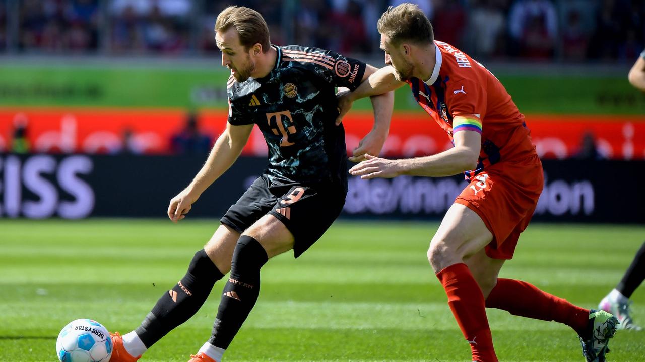 Harry Kane vom FC Bayern im Spiel gegen Heidenheim | imago
