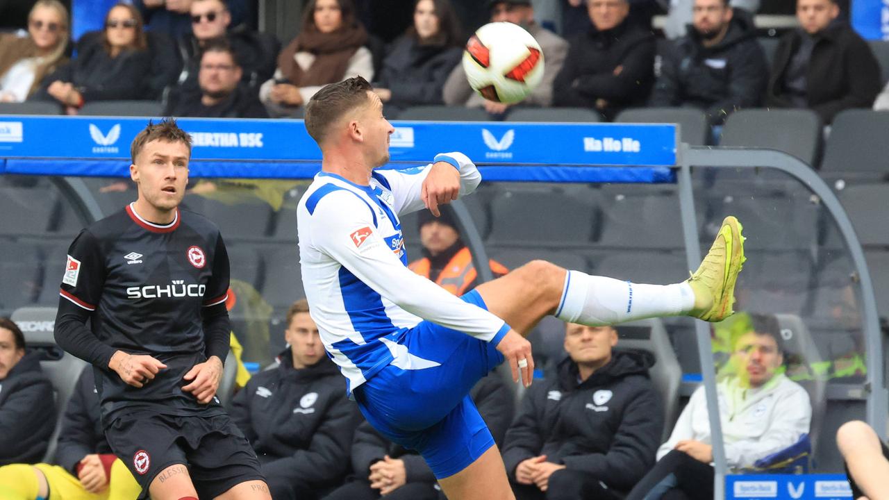 Last-Minute-Elfer: Hertha trifft spät gegen Bielefeld