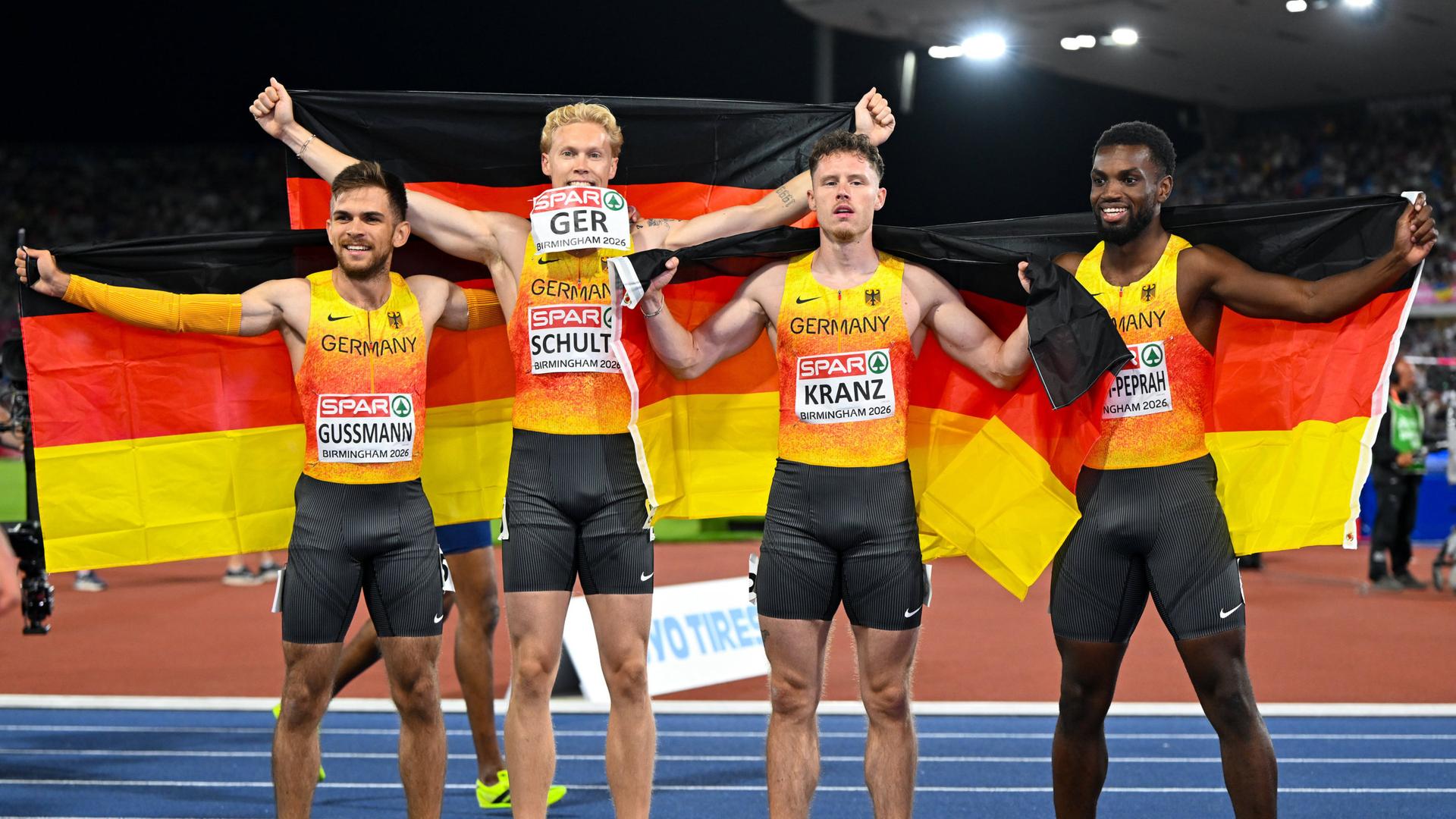 Leichtathletik-EM: Auch ohne Ansah - Sprintstaffel stürmt zu Silber