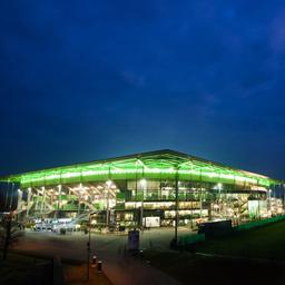 Die VW-Arena in Wolfsburg von außen