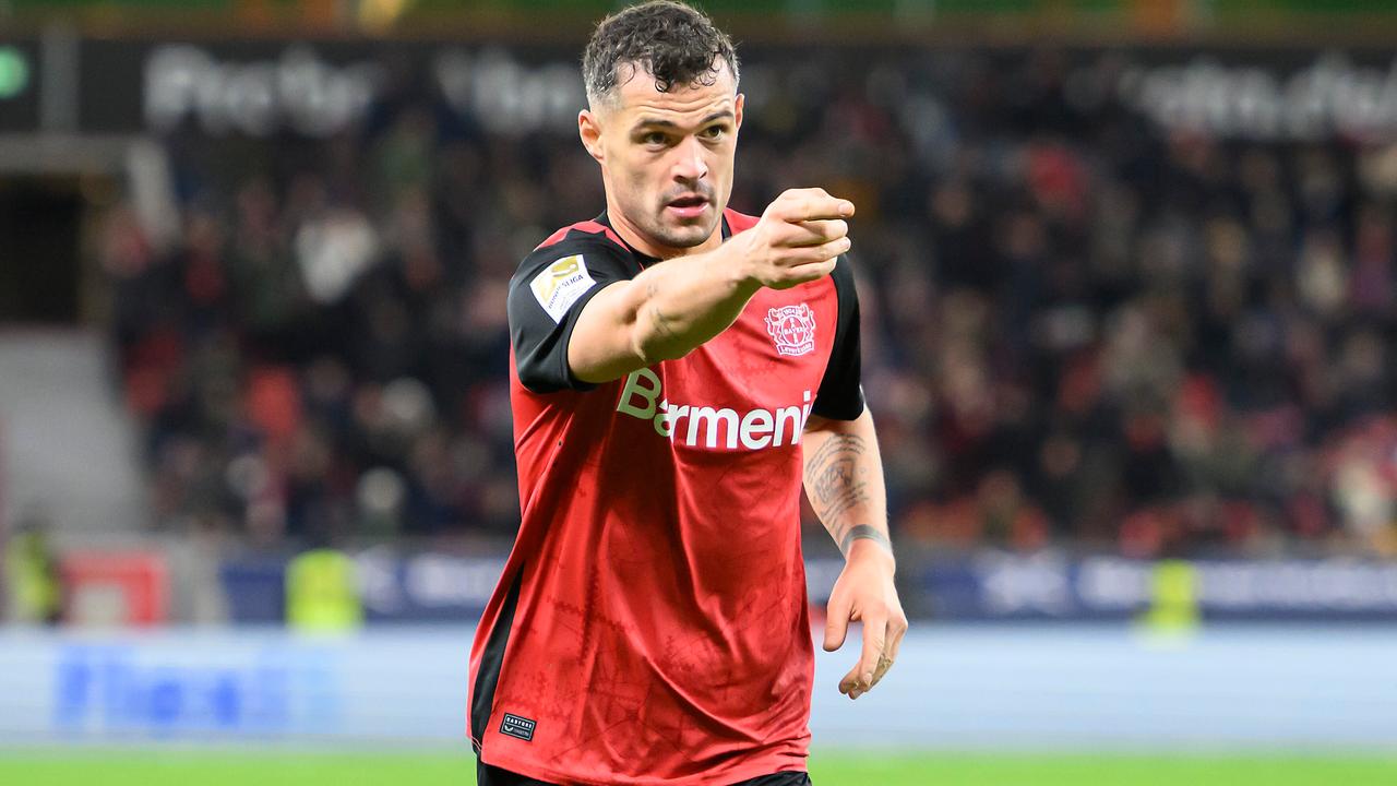  Granit Xhaka jubelt nach seinem Tor zum 5:2 | ddp/Sven Simon