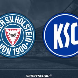 Logo Holstein Kiel gegen Karlsruher SC