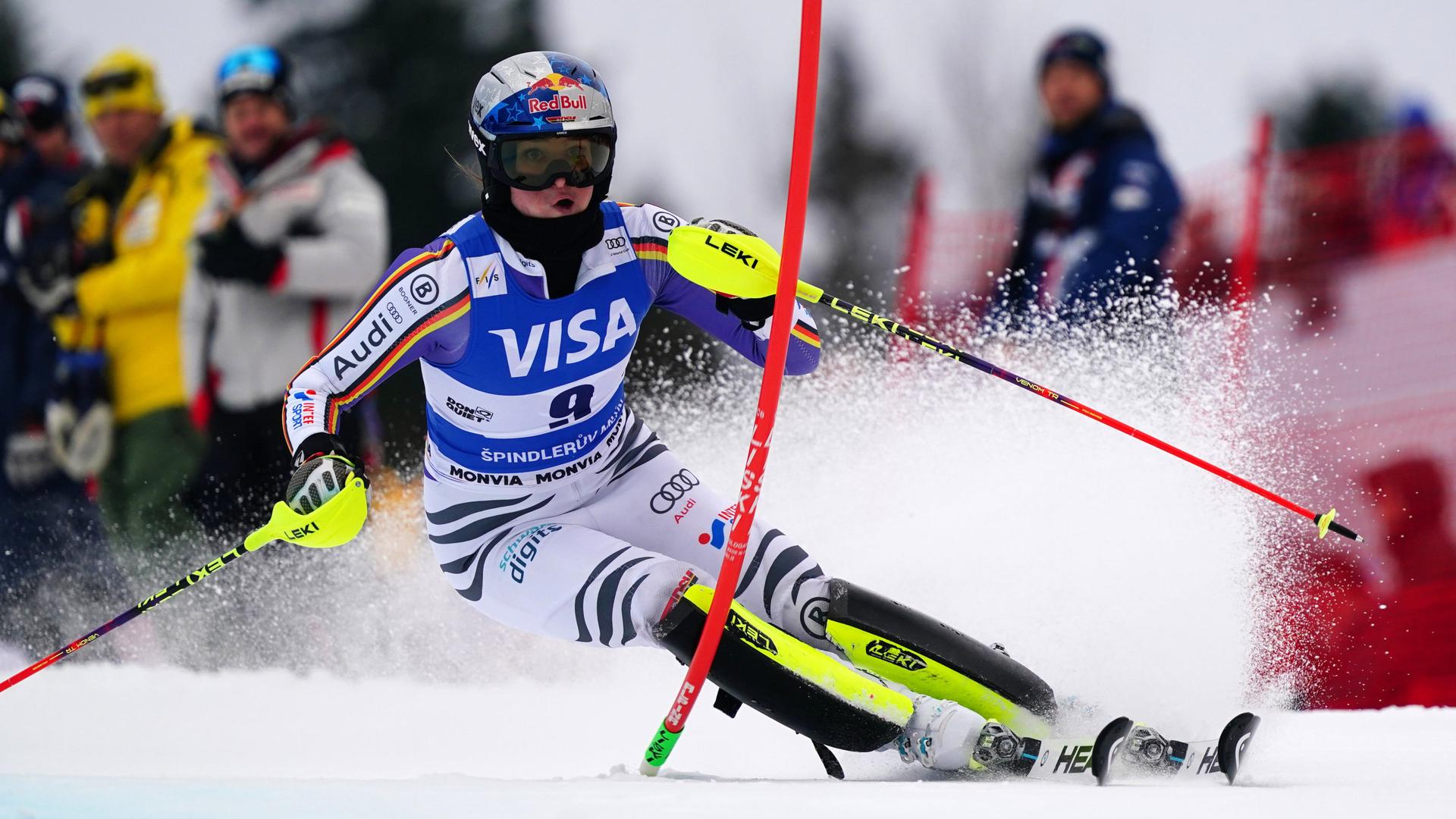 Emma Aicher beim Slalom in SpindermÃ¼hle | AP