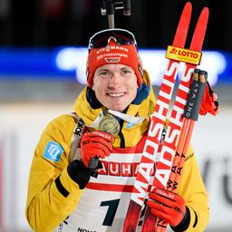 Hat sich mit einer Medaille bei der Biathlon-WM in Nove Mesto verabschiedet: Benedikt Doll
