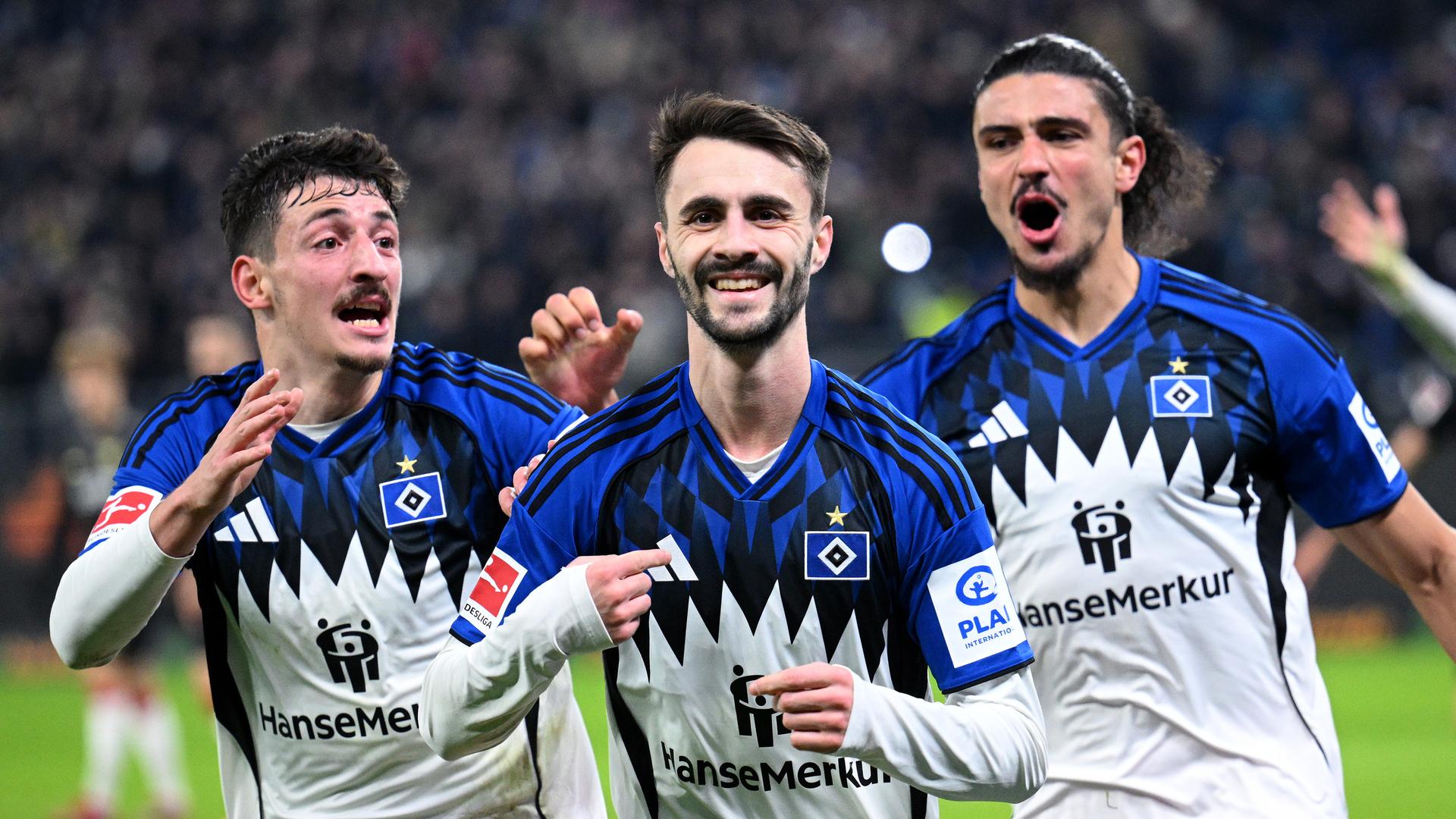 Fabio Vieira jubelt | Stuart Franklin/Getty Images