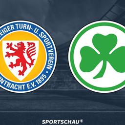 Logo Eintracht Braunschweig gegen SpVgg Greuther Fürth