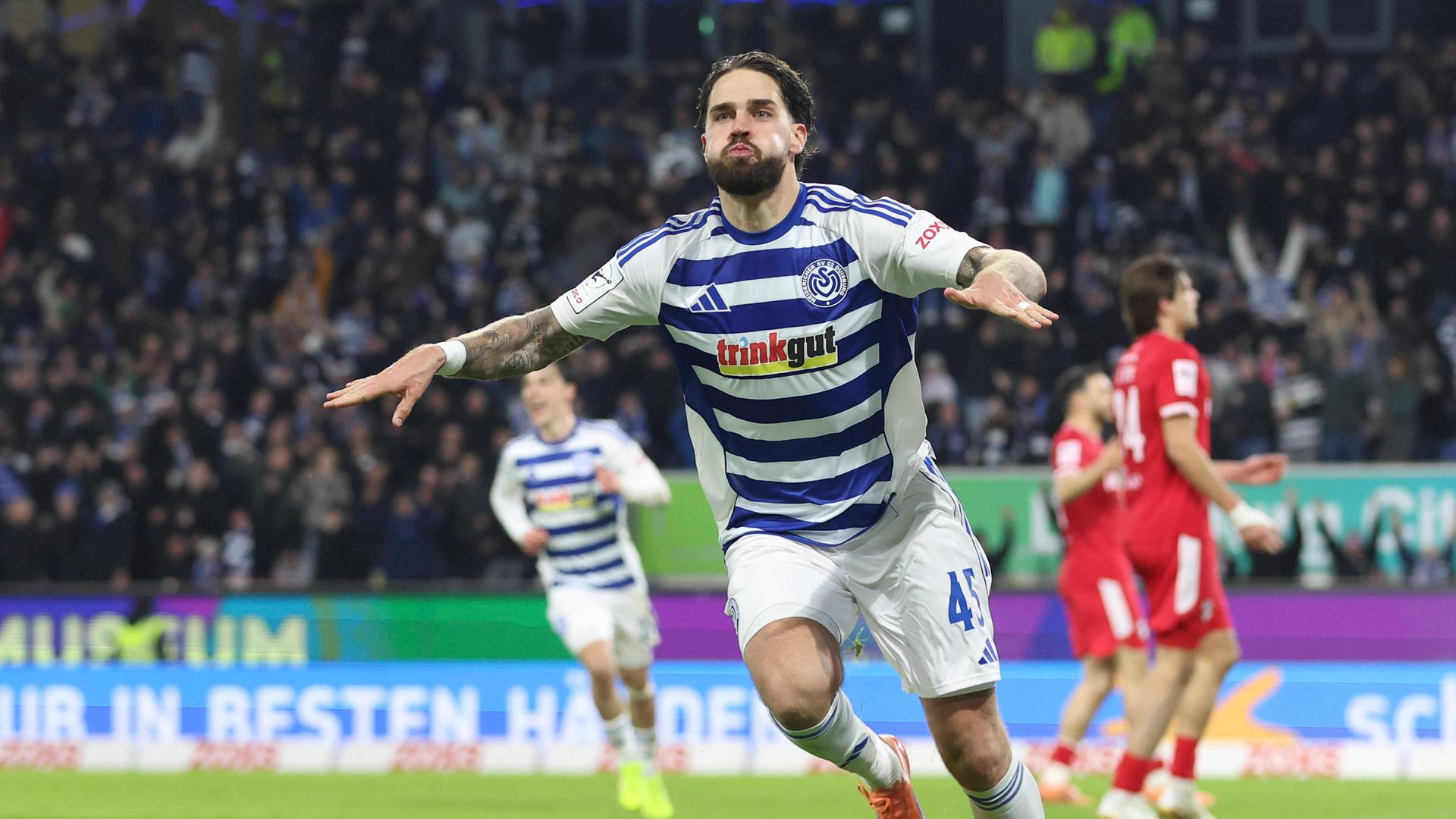 Duisburg gewinnt Spitzenspiel gegen Verl