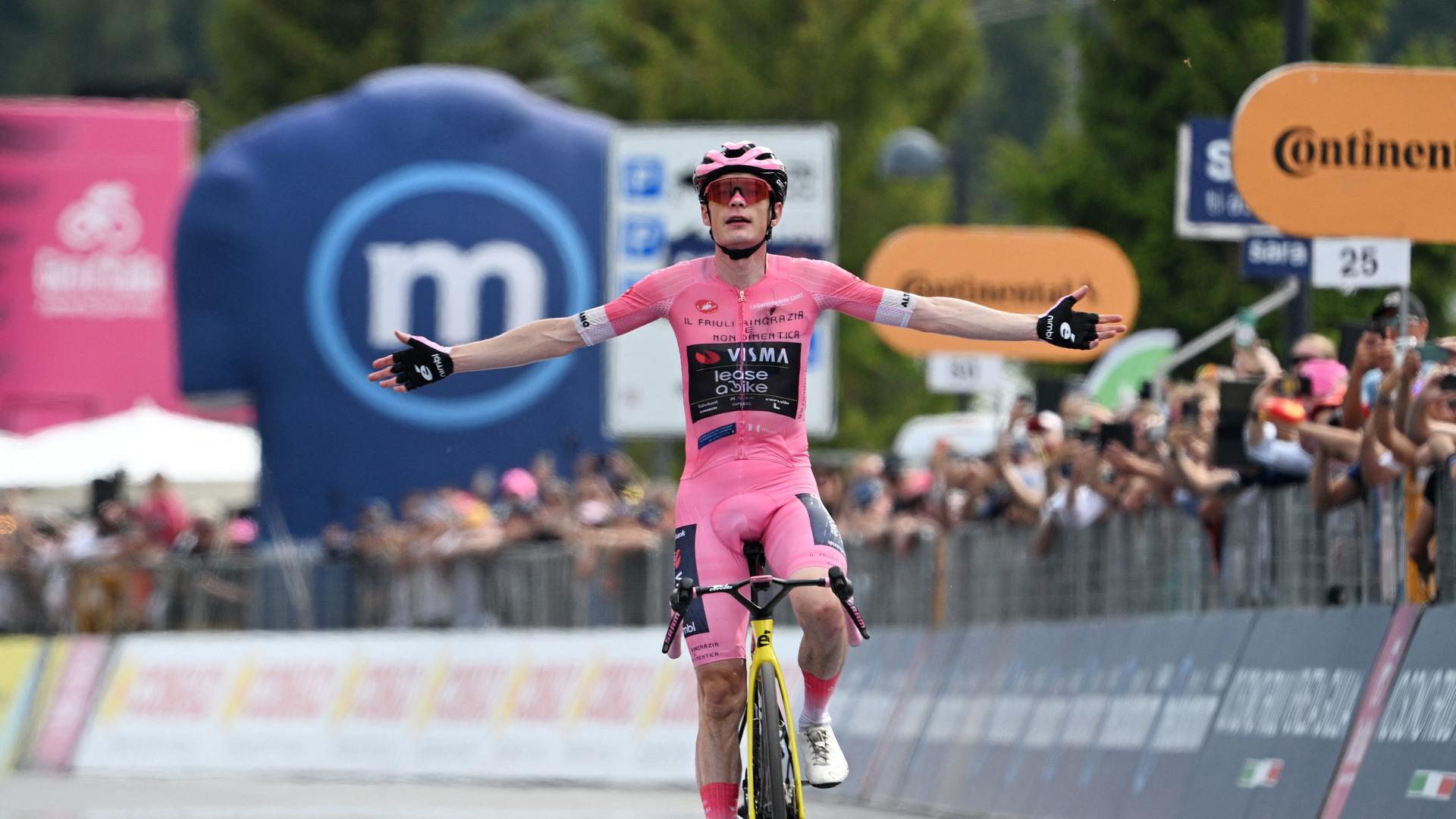 Giro d'Italia: Vingegaard gewinnt letzte schwere Etappe