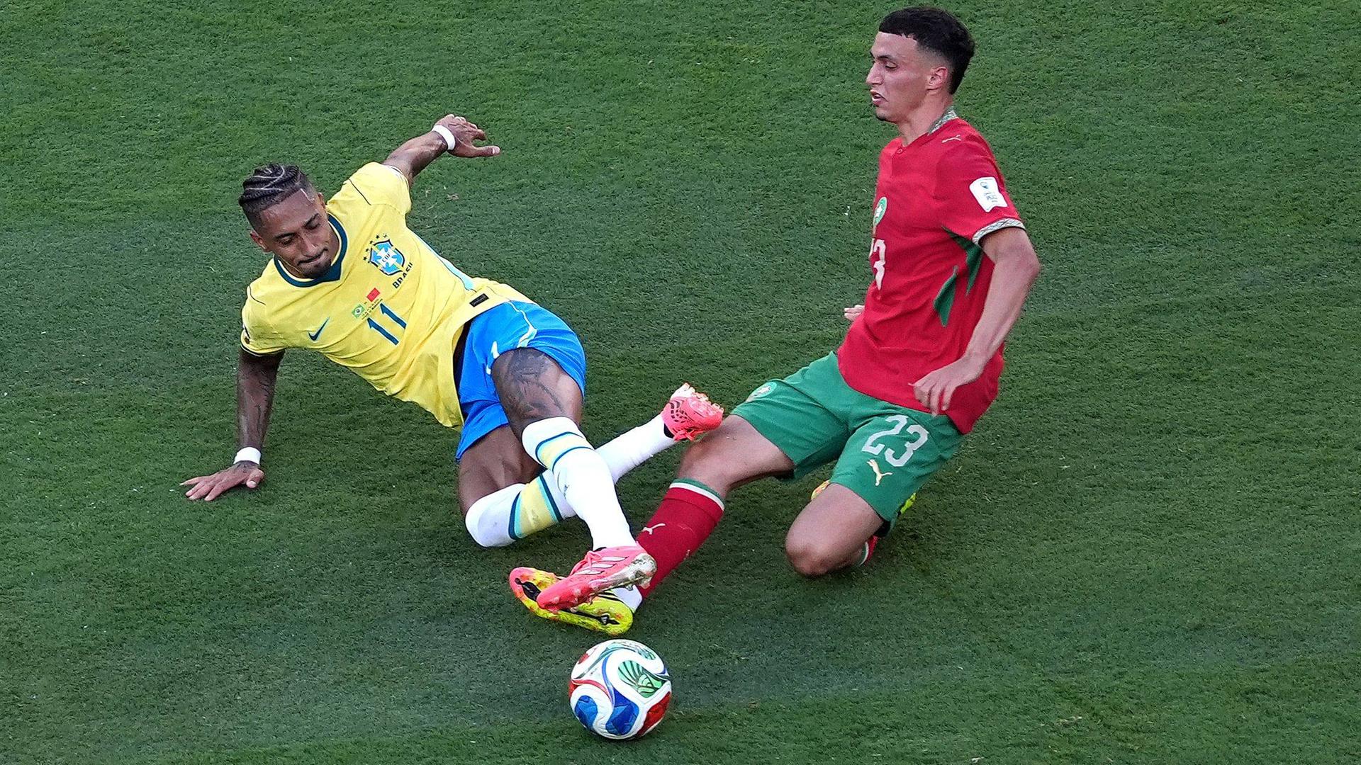 Fußball-WM: Brasilien und Marokko verlangen sich im Topspiel alles ab