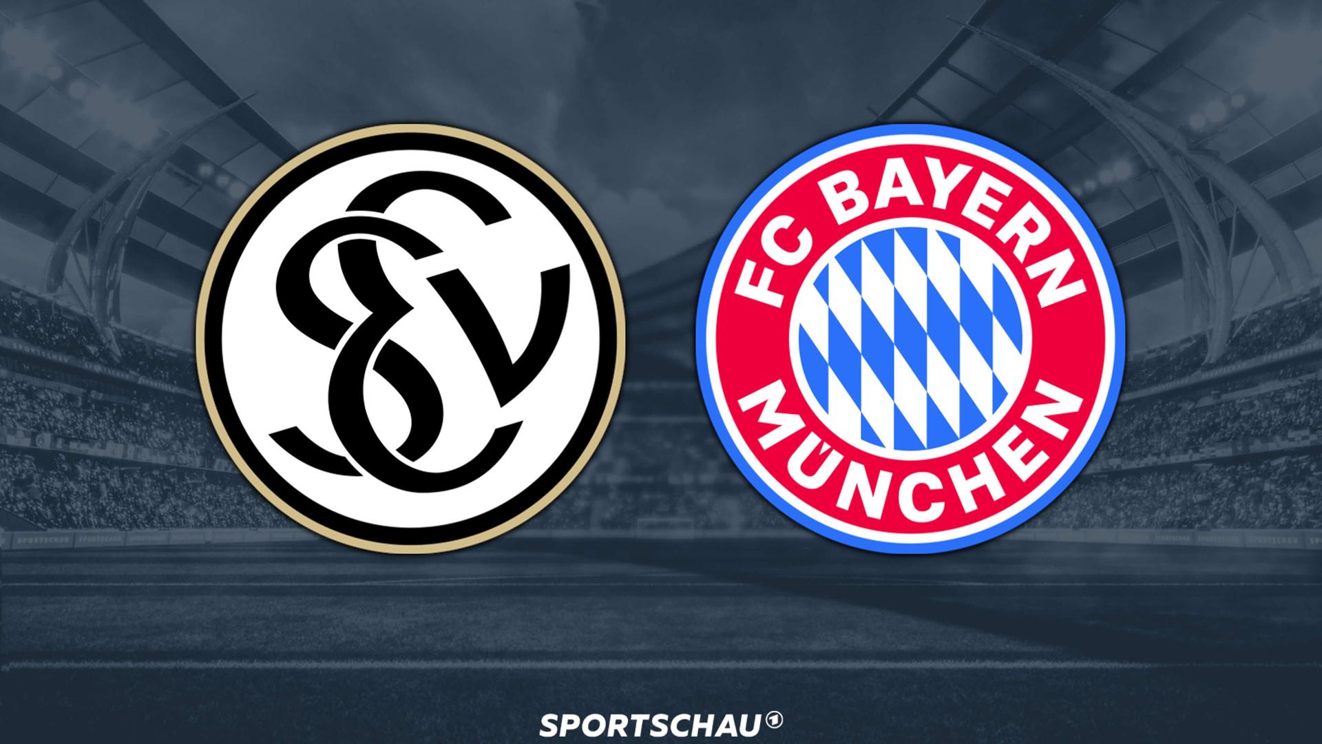 Logo SV 07 Elversberg gegen Bayern München | ARD