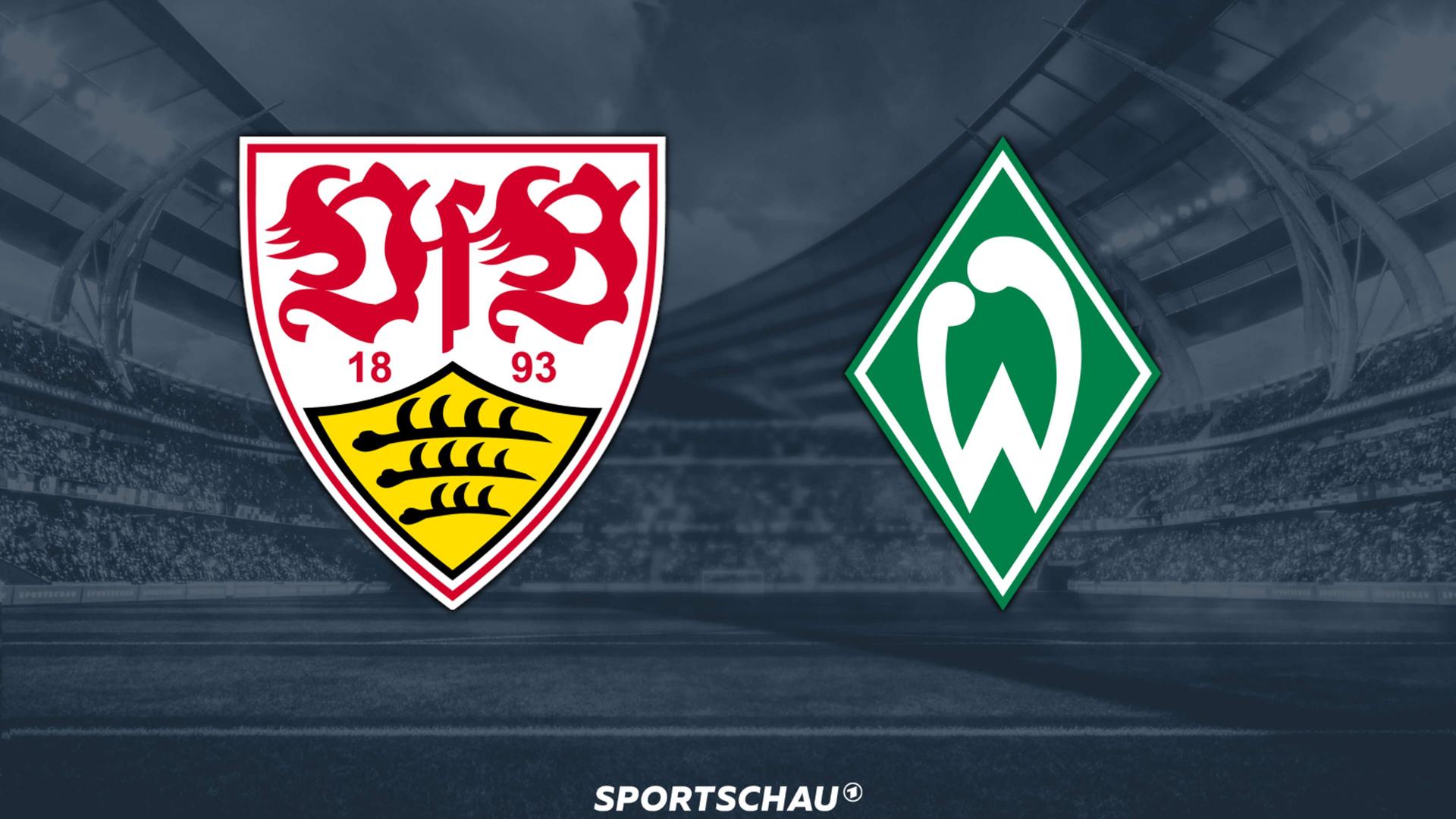 Logo VfB Stuttgart gegen Werder Bremen | ARD
