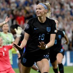 Englands Chloe Kelly bejubelt einen Treffer.