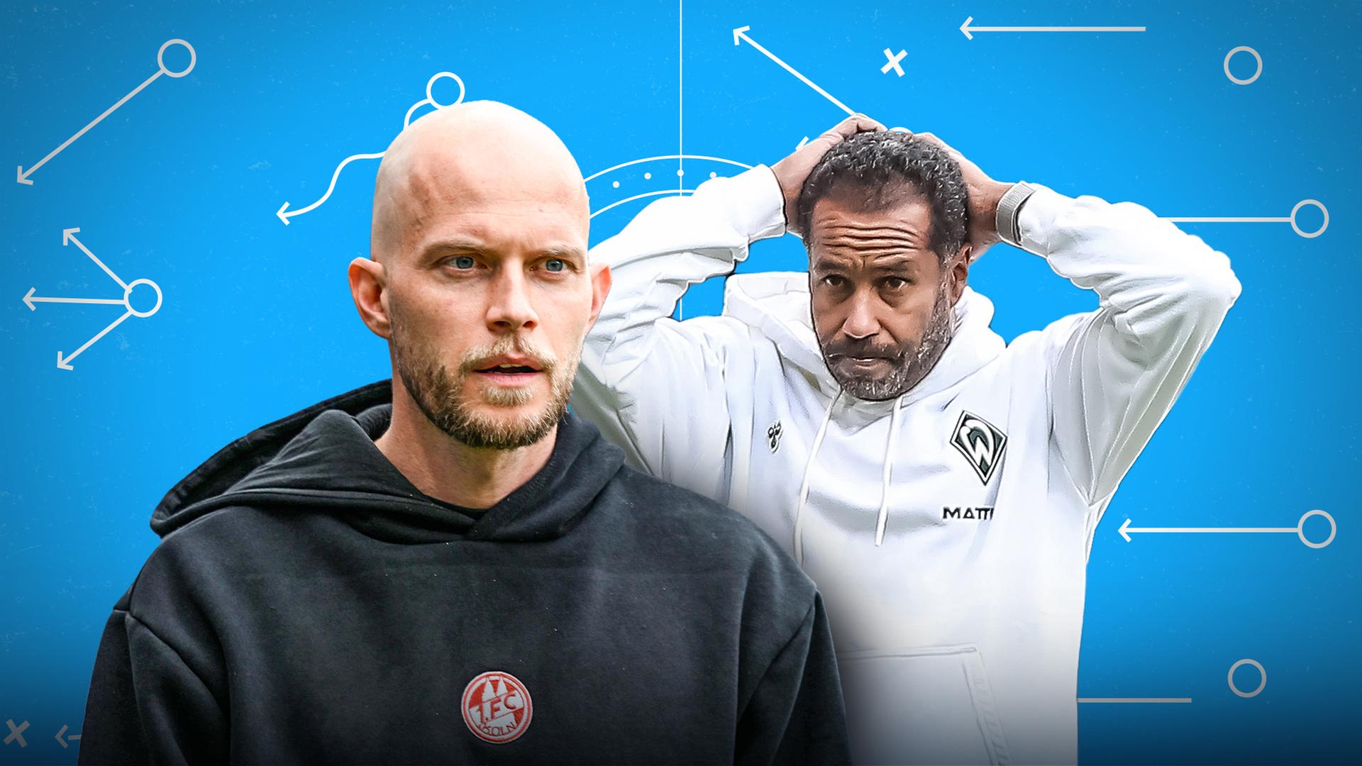 Daniel Thioune und René Wagner | Imago/Jan Huebner/Eibner