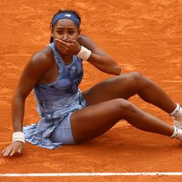 Coco Gauff nach ihrem Sieg bei den French Open