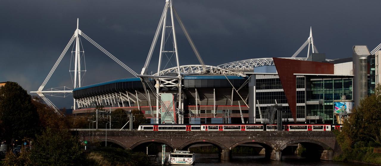 Das Principality Stadium in Cardiff