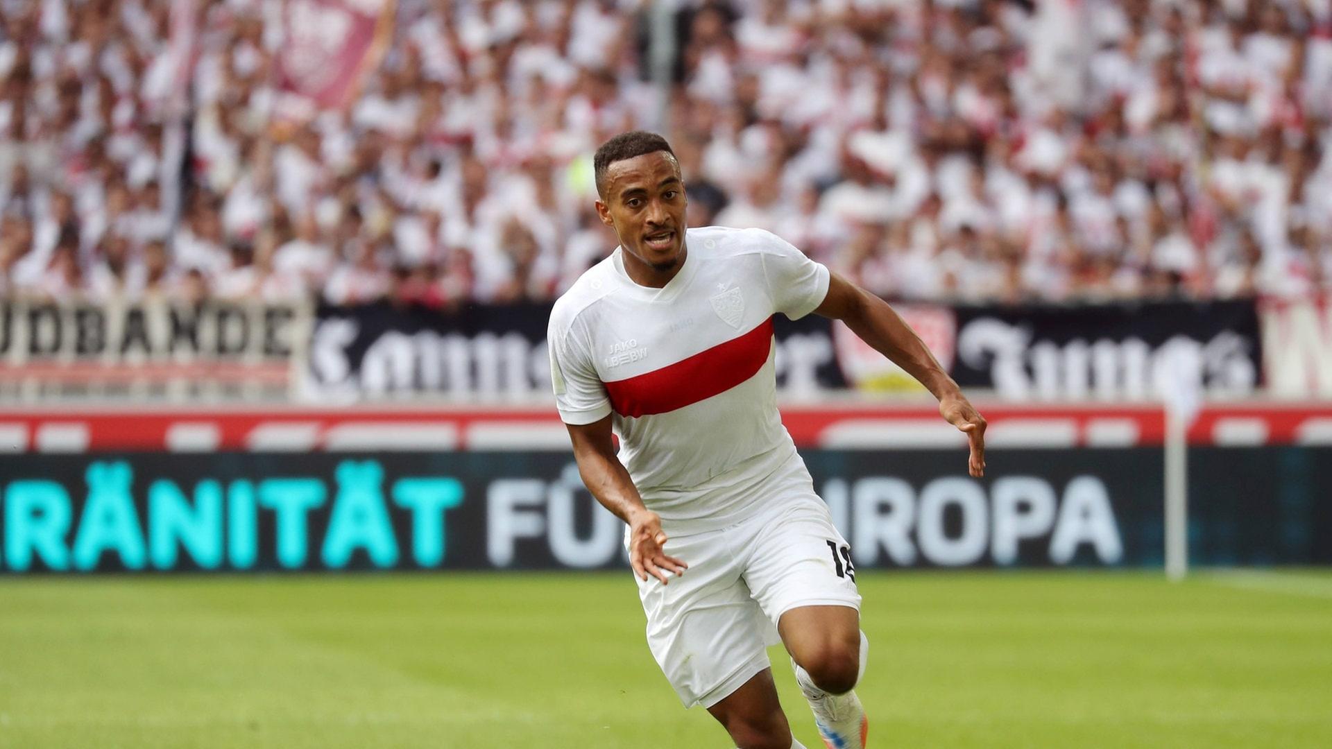 Jamie Leweling vom VfB Stuttgart | IMAGO, Sportfoto Rudel
