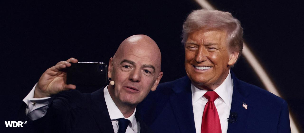 Präsident Donald Trump und FIFA-Präsident Gianni Infantino