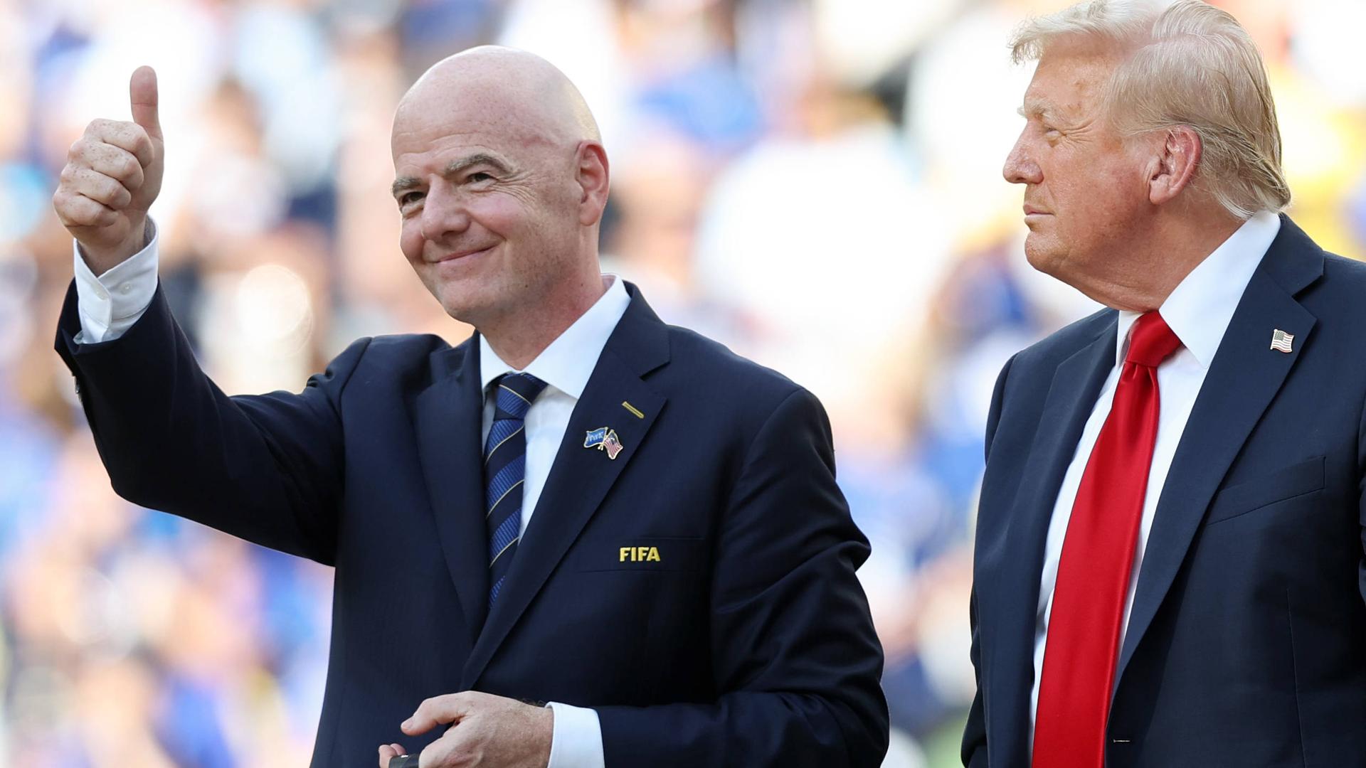 Infantino will mit Trump den WM-Pokal übergeben