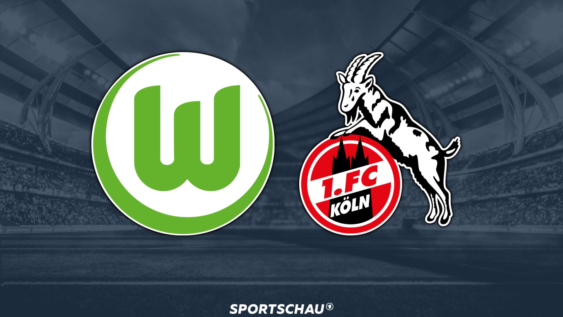 Logo VfL Wolfsburg gegen 1. FC Köln | ARD