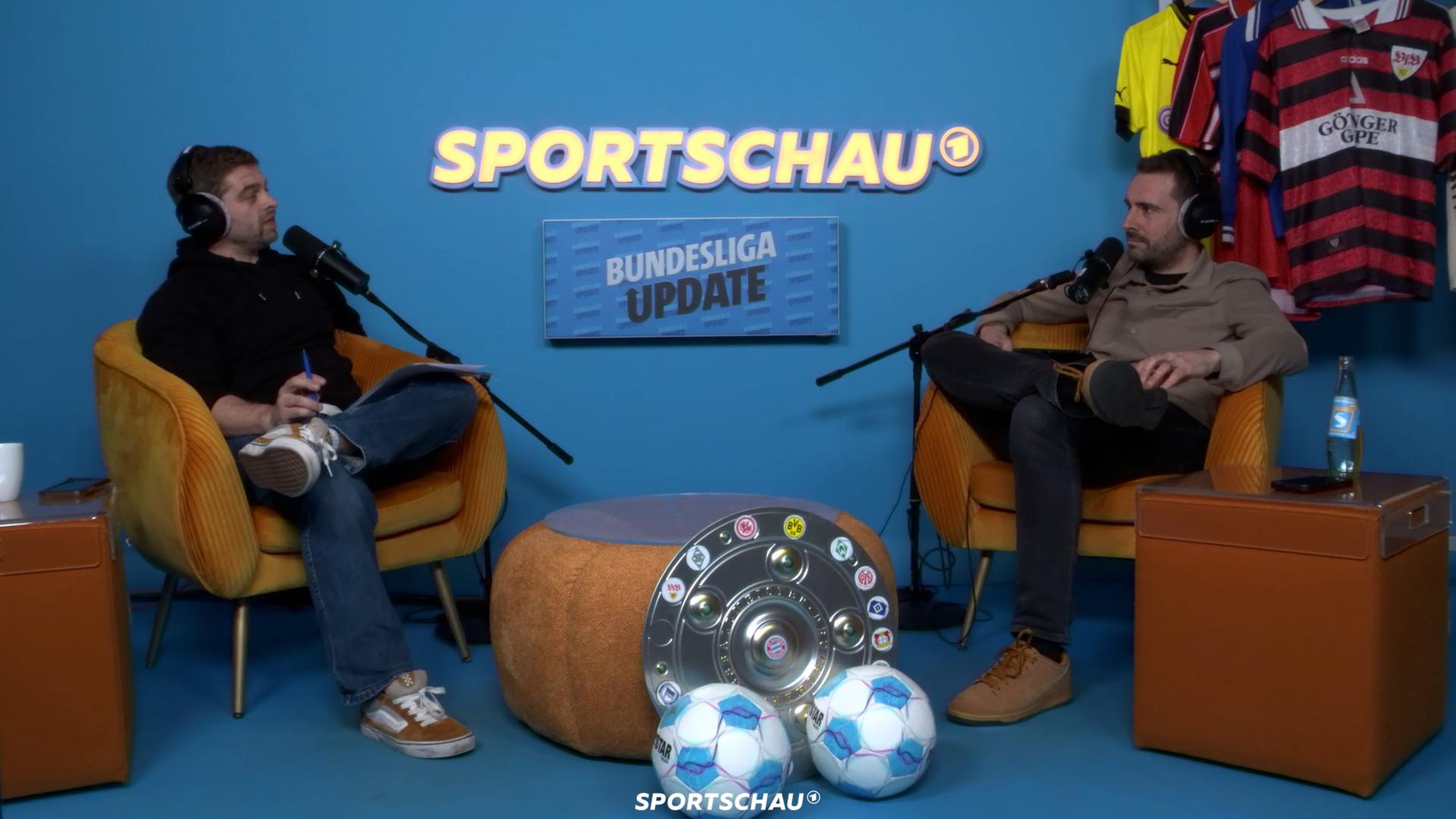 Jens Walbrodt und Tobi Schäfer vom Bundesliga Update | Sportschau