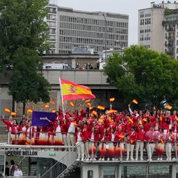 Spanisches Team bei der Eröffnungsfeier