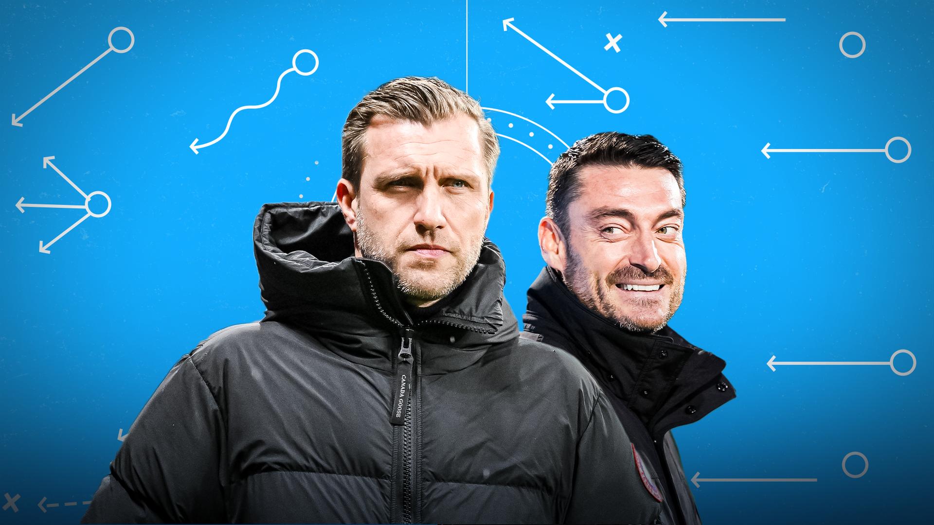 Wer wird neuer Eintracht-Coach? Markus Krösche liebäugelt wohl mit Albert Riera (r.) | Sportschau