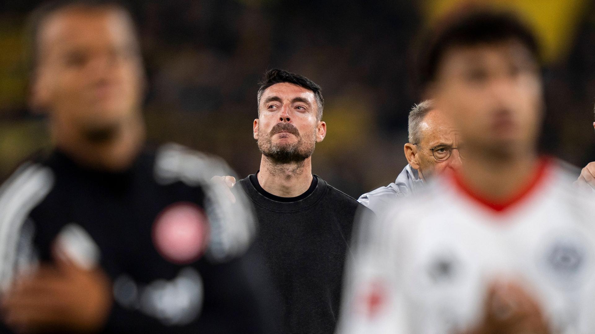 Frust bei Eintracht-Trainer Albert Riera | IMAGO / HMB-Media