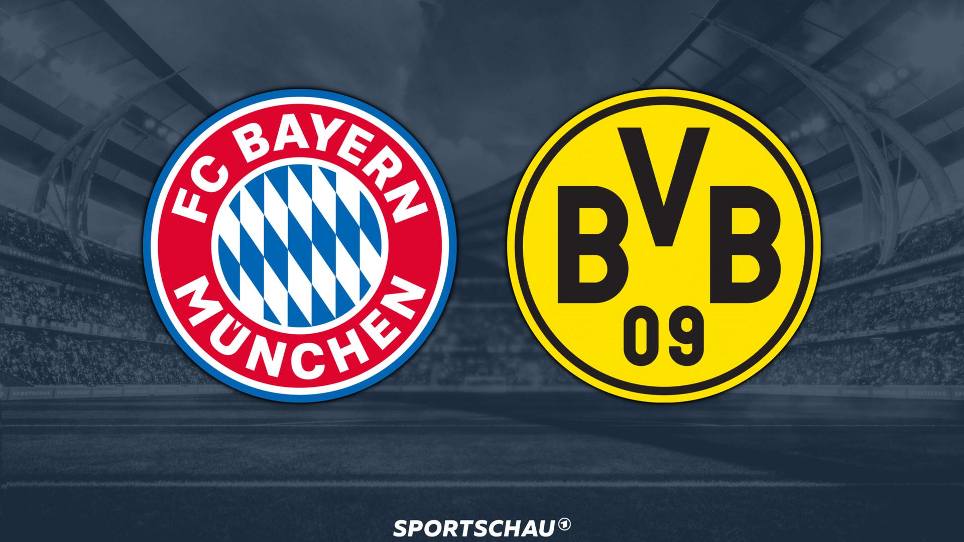 Logo Bayern München gegen Borussia Dortmund | ARD