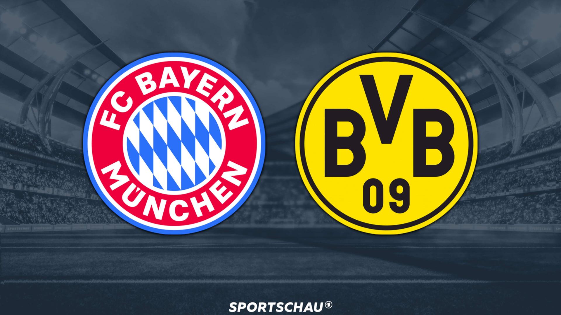 Logo Bayern München gegen Borussia Dortmund | ARD