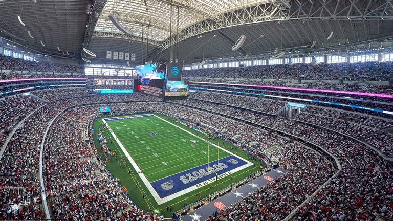 Das AT&T Stadium in Dallas | IMAGO / Icon SMI Das AT&T Stadium in Dallas