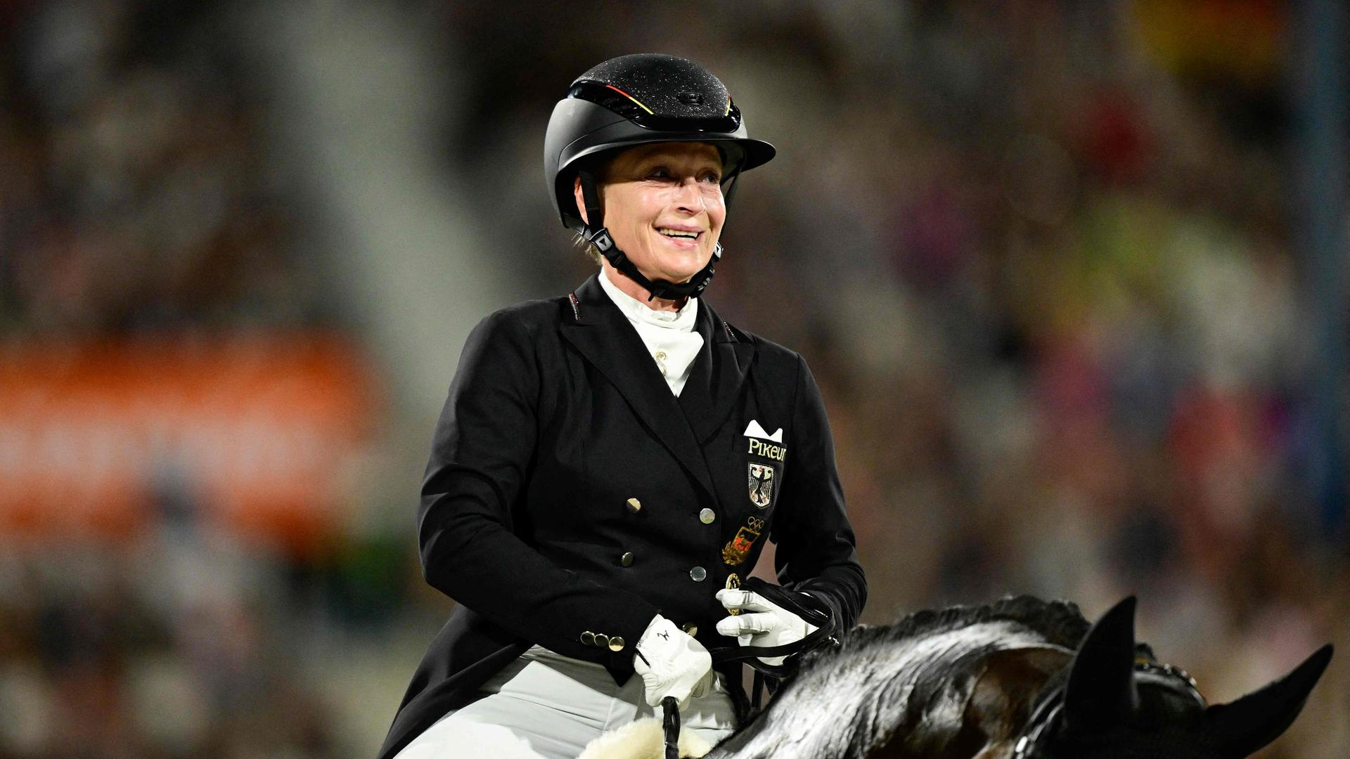 Isabell Werth holt mit Wendy WM-Bronze in der KÃ¼r | AFP/ INA FASSBENDER