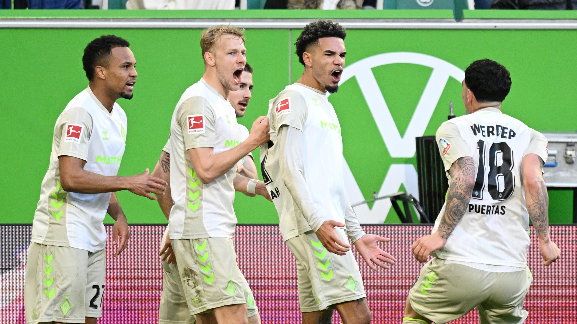 Justin Njinmah bejubelt seinen Treffer | Getty Images