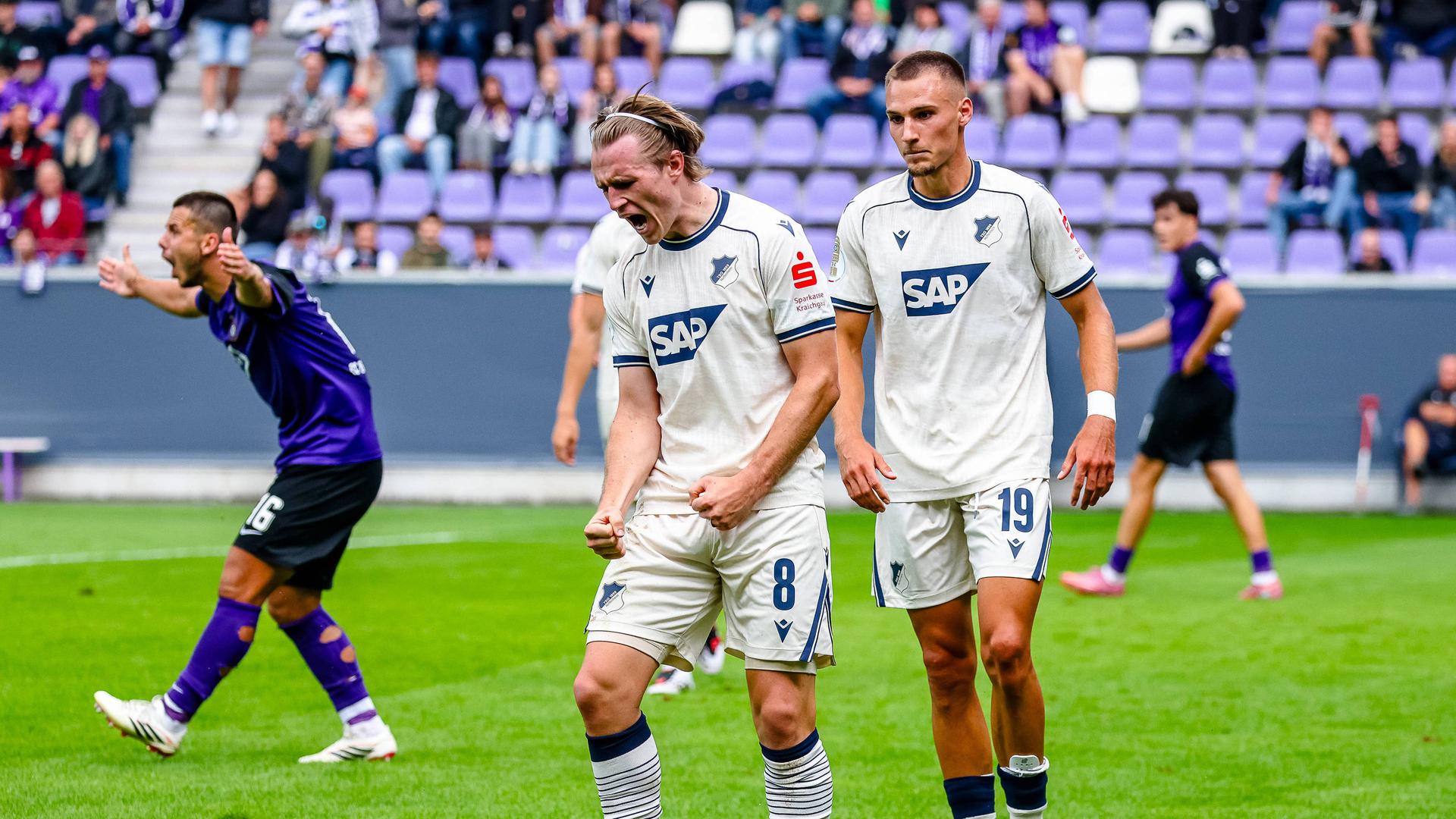 DFB-Pokal: Hoffenheim siegt souverän in Aue