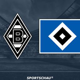 Logo Borussia Mönchengladbach gegen Hamburger SV