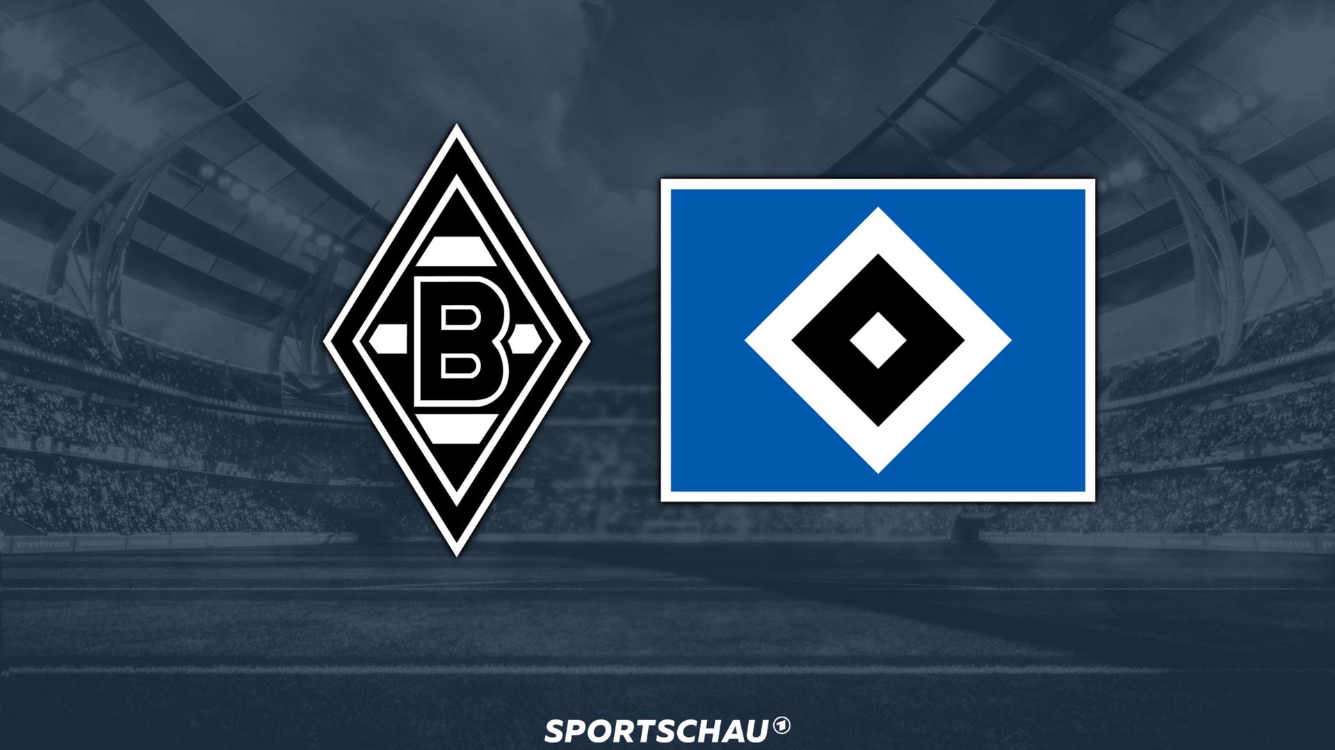 Logo Borussia Mönchengladbach gegen Hamburger SV | ARD