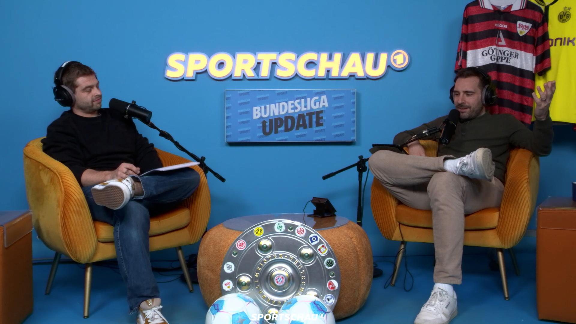 Jens Walbrodt und Tobi Schäfer vom Bundesliga Update | Sportschau