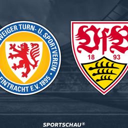 Logo Eintracht Braunschweig gegen VfB Stuttgart