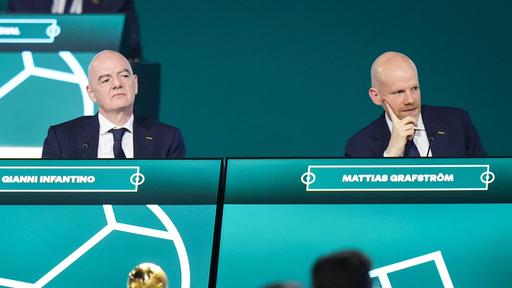 Gianni Infantino und Mattias Graftsröm