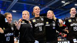 Xenia Smits nach dem Sieg gegen Nordmazedonien