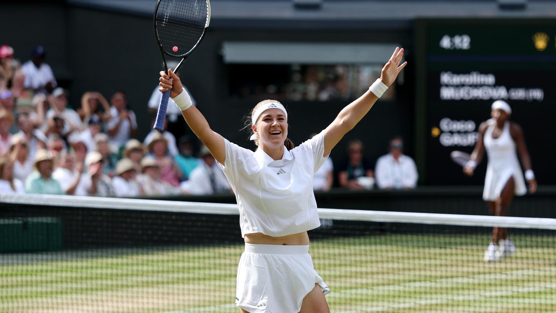 "Achterbahnfahrt" - Muchova gewinnt dramatisch gegen Gauff