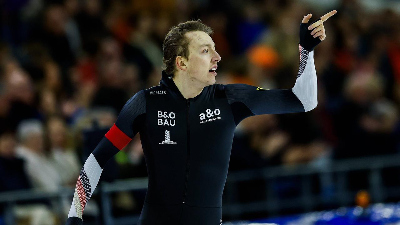 Finn Sonnekalb Achieves Third Career Podium at Heerenveen Speed Skating World Cup