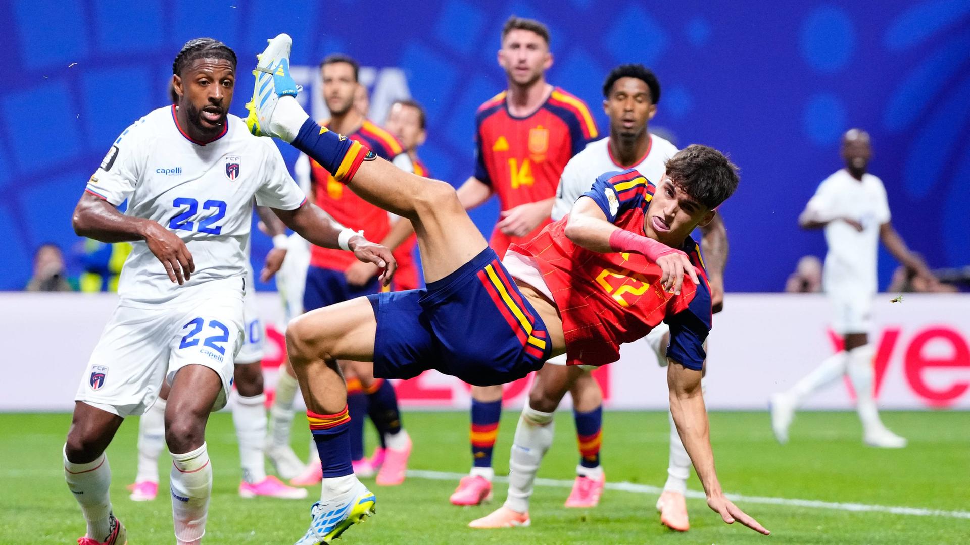 Pau Cubarsi im Spiel gegen Kap Verde | IMAGO / ZUMA Press Wire