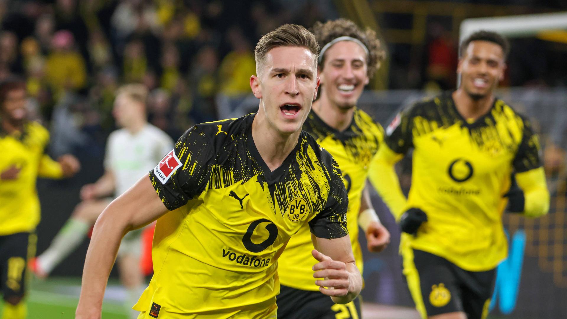 Dortmunds Nico Schlotterbeck bejubelt seinen Treffer  | IMAGO/Madeleine Fantini