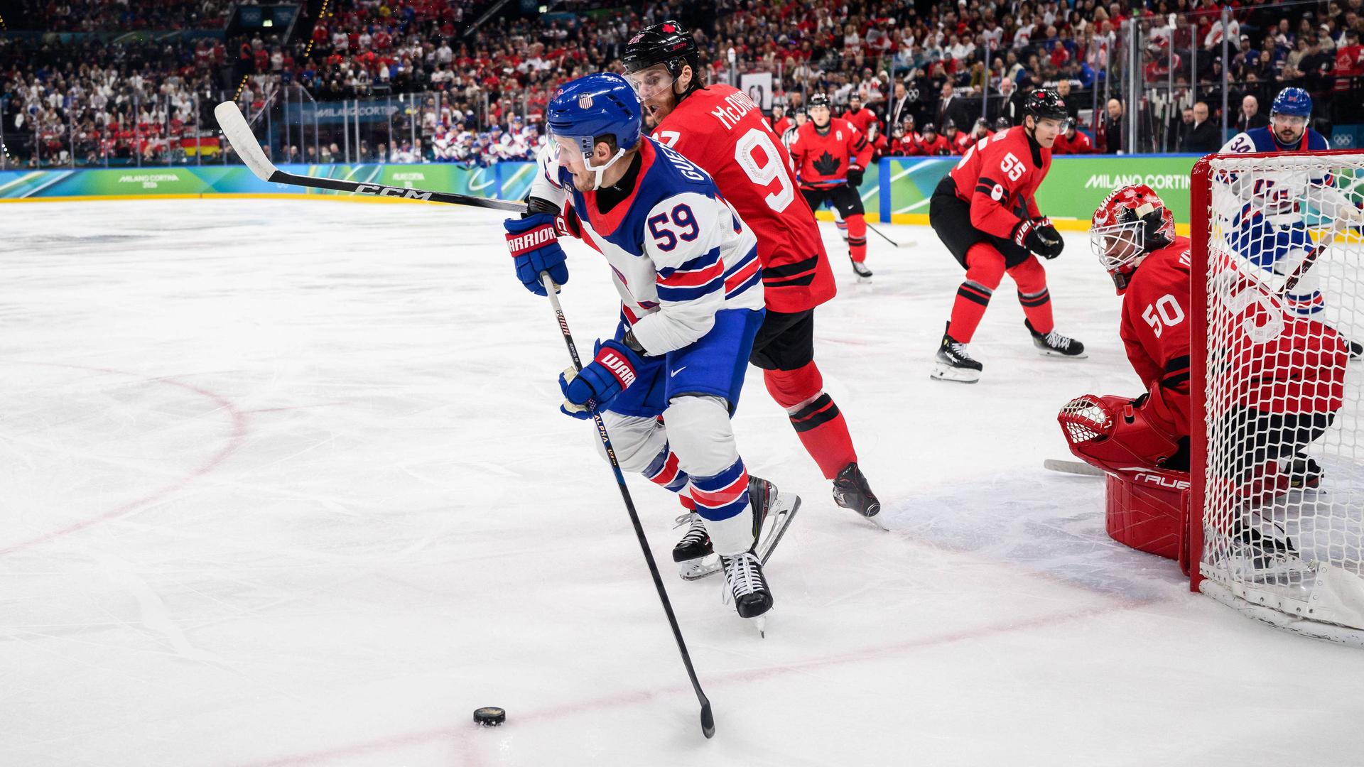 Eishockey im Livestream: Olympia-Finale zwischen USA - Kanada