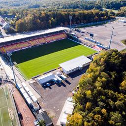 Ursapharm-Arena: Das Stadion an der Kaiserlinde der SV Elversberg | IMAGO / BeckerBredel Ursapharm-Arena: Das Stadion an der Kaiserlinde der SV Elversberg