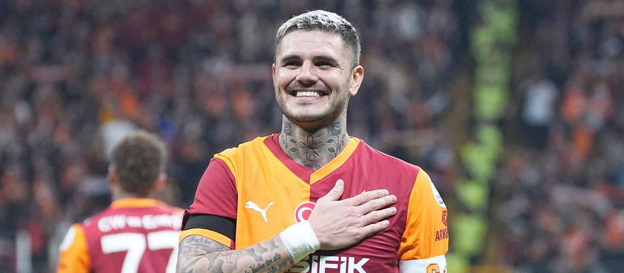Mauro Icardi jubelt für Galatasaray