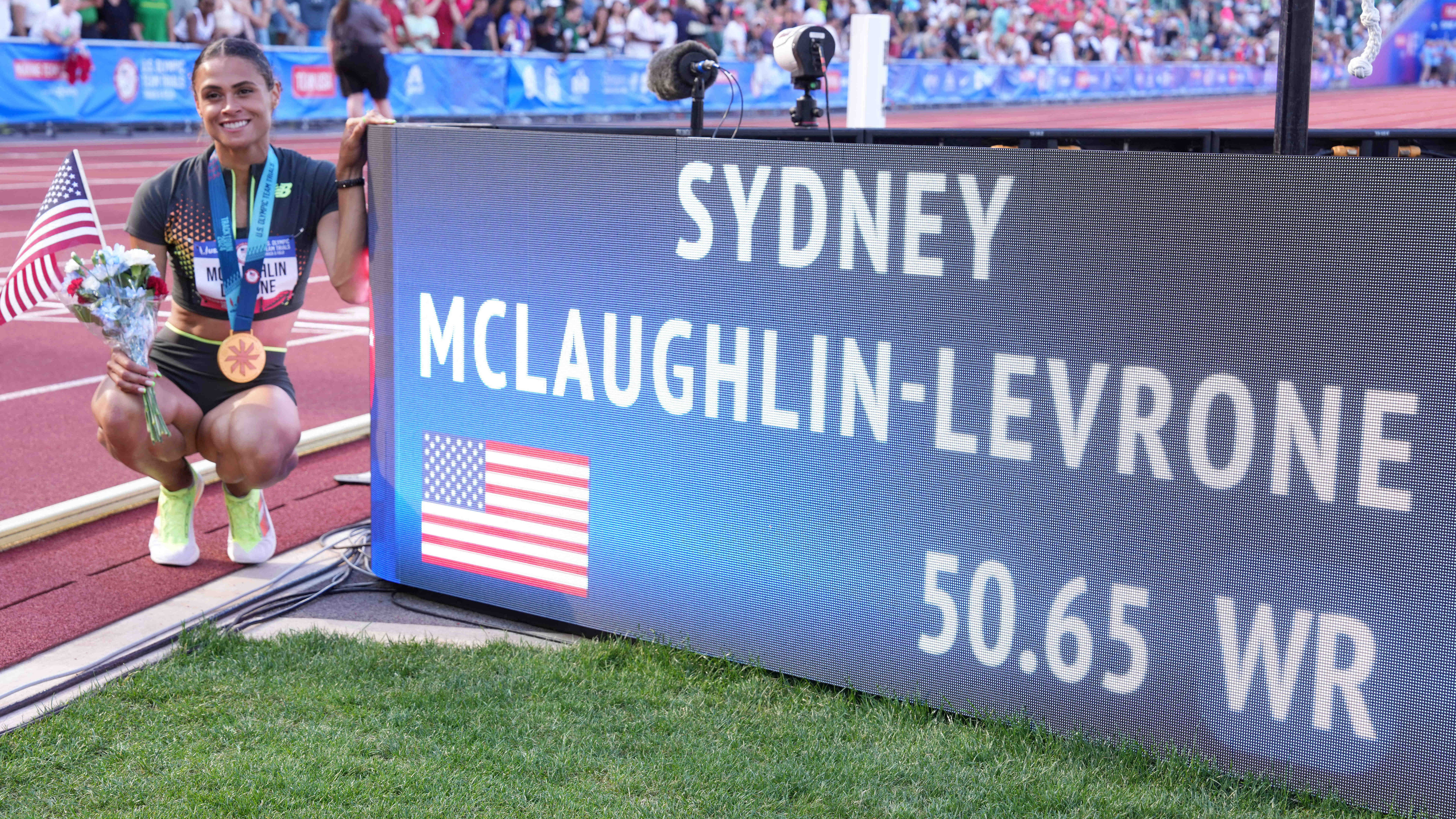 Sydney McLaughlin-Levrone läuft Weltrekord über 400m Hürden | USA TODAY Sports via Reuters Con Sydney McLaughlin-Levrone läuft Weltrekord über 400m Hürden