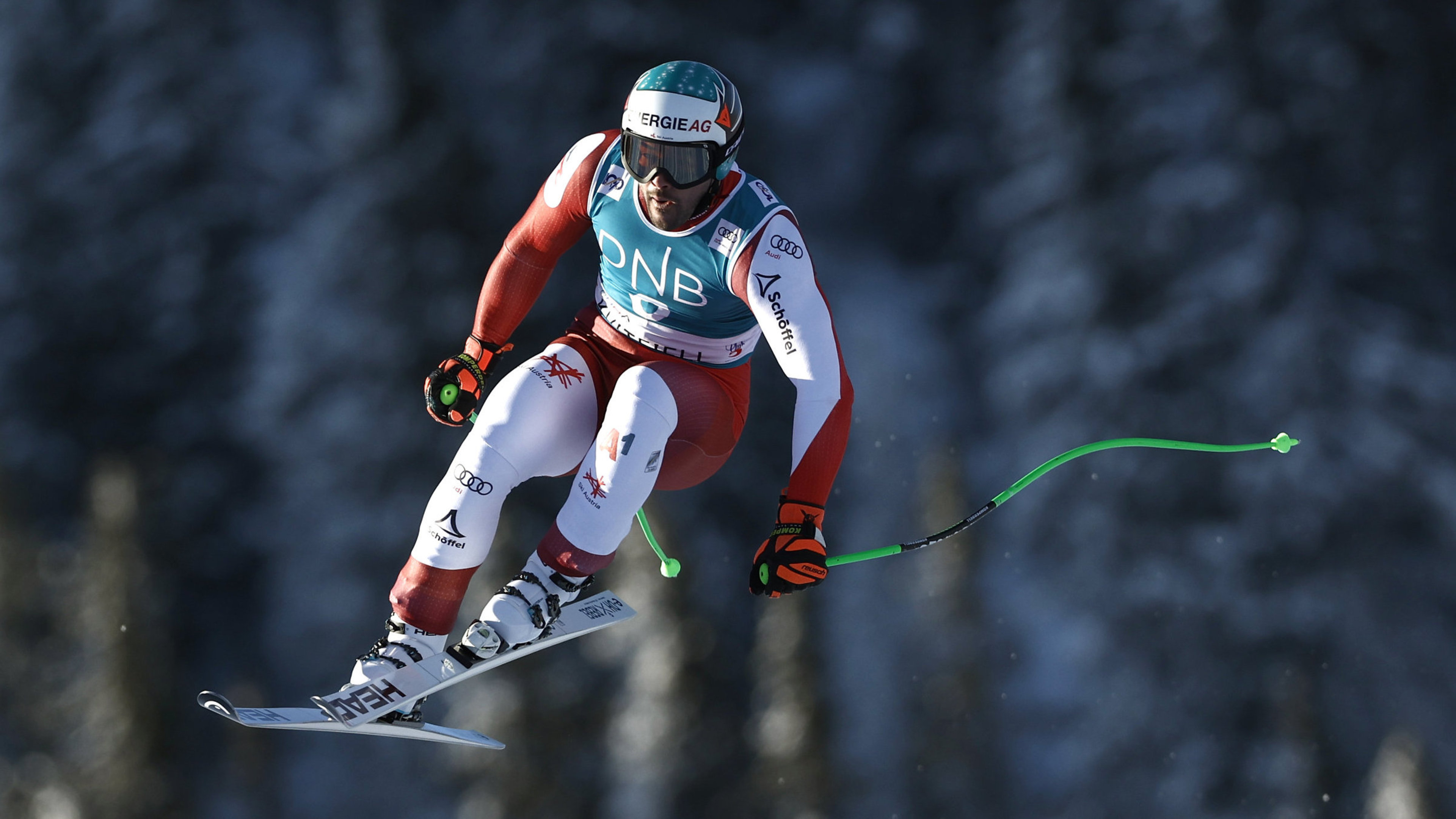 Vincent Kriechmayr bei der Abfahrt in Kvitfjell | AP Vincent Kriechmayr bei der Abfahrt in Kvitfjell